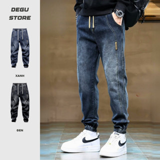 Quần Jean Nam Dáng Jogger Quần Bò Cạp Chun Bo Ống Mặc Thoải Mái Dễ Chịu Đi Làm Đi Chơi Đẹp [BGJ097]