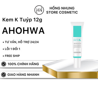 Kem Dưỡng Phục Hồi Ahohwa 12g Vitamin K Cream Phục Hồi Da Mỏng Đỏ, Giãn Mao Mạch, Làm Dịu Da, Mờ Sẹo