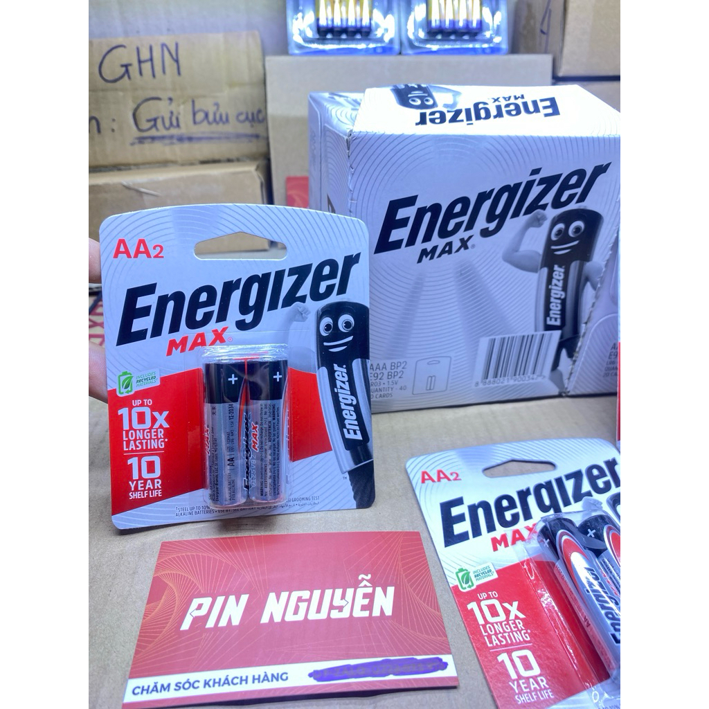 3 Vỉ Pin ENERGIZER ALKALINE AA / AAA SIÊU BỀN SIÊU MẠNH Hàng Nhập Khẩu Chính Hãng
