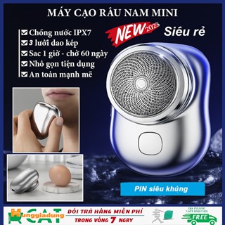 [GIÁ SIÊU RẺ] Máy Cạo Râu Mini P10 lưỡi Kép Tự Mài, Dao Cạo Râu Tích Điện Pin Trâu Chống Nước IPX7, Nhỏ Gọn Dễ Sử Dụng