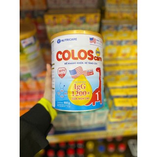 (Quà tặng) Sữa bột nutricare coloscare 0+/1+ lon 800g - date mới