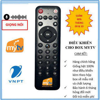  Điều Khiển Remote Đầu Thu Mytv VNPT Smartbox Có Tìm Kiếm Giọng Nói Voice Chính Hãng 
