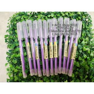 Hộp 12 cây bút gel mực tím Chosch CS-8623 hợp cho học sinh,sinh viên và mọi độ tuổi