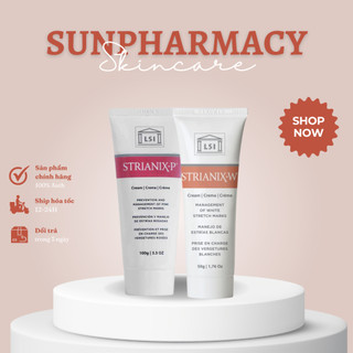   Hàng Công Ty  Kem Rạn STRIANIX-P STRIANIX-W Ngăn Ngừa Rạn Mới Làm Mờ Vết Rạn Đỏ Trắng 50g,100g 