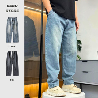 Quần Bò Nam Ống Rộng Quần Jean Dáng Suông Vải Jean Mềm Mặc Đi Làm Đi Chơi Thoải Mái [BGJ-006XS]