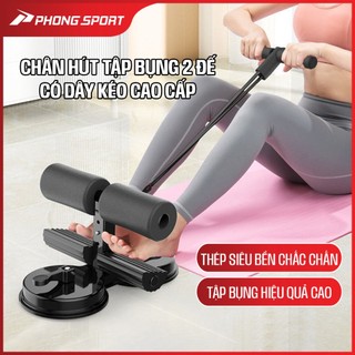 Dụng cụ tập cơ bụng đa năng Phongsport kèm dây kéo hỗ trợ tập bụng, vai, tay tại nhà (bản mới)