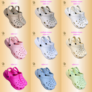  Sục cross clog classic nam nữ đúc nguyên khối chống nước Tặng Vớ Tất êm nhẹ trustvnxk 