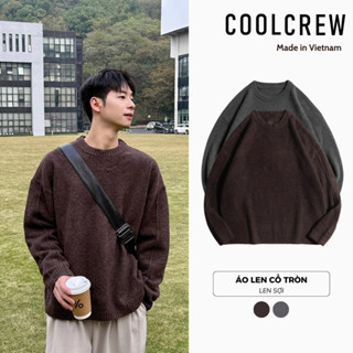 Áo Len Sợi Dệt COOLCREW Cổ Tròn Dày Dặn Ấm Áp Mùa Đông ALD02