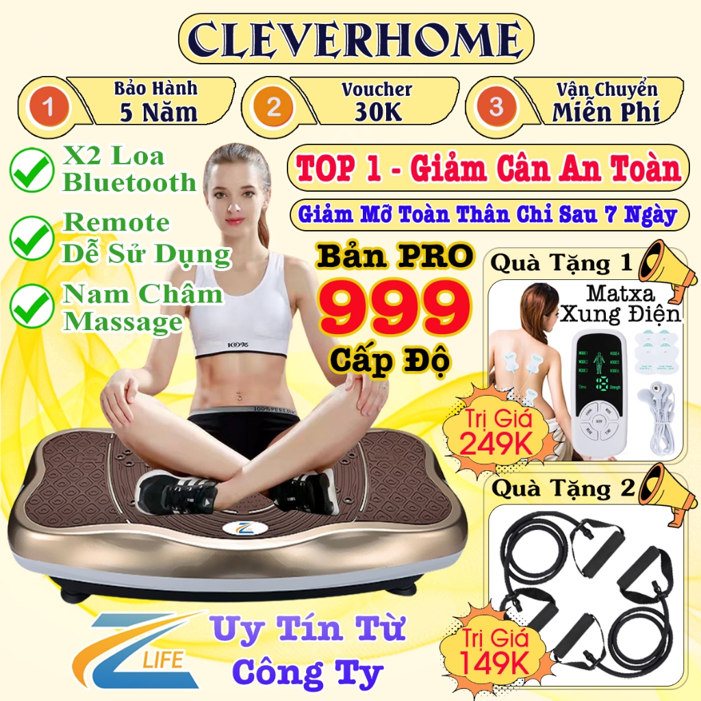 Máy rung lắc toàn thân 999 cấp giảm mỡ bụng, máy rung lắc cực mạnh giảm cân, máy tập thể dục tại nhà