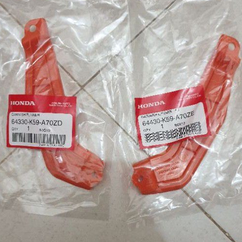 Cặp nhám đao nhỏ Click 2021 màu cam ( 64430-K59-A70ZE /  64330-K59-A70ZE)