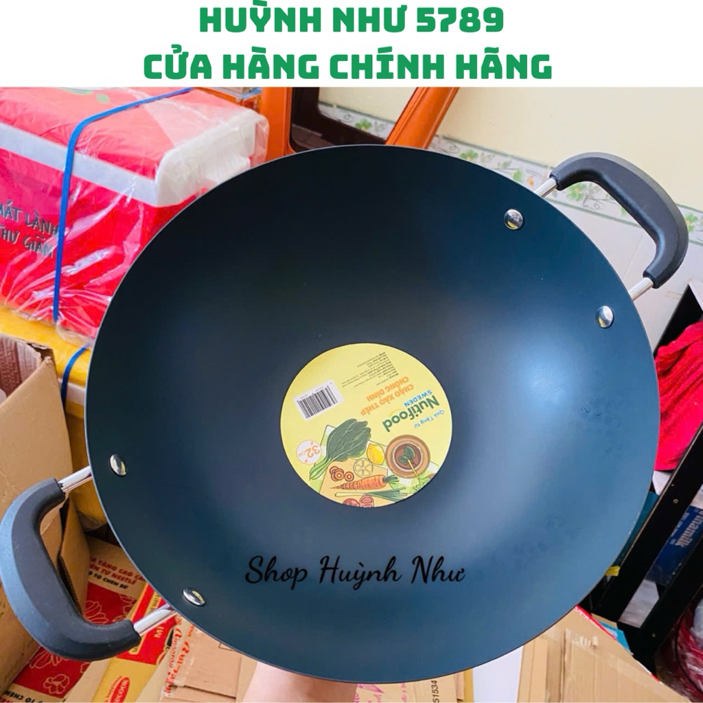 [CHÍNH HÃNG]CHẢO CHỐNG DÍNH GREENCOOK SIZE 32cm