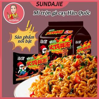  Mì Cay Hàn Quốc 5 Gói – 129g Gói Siêu Cay Nhiều Hương Vị Lựa Chọn 