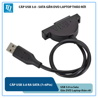 Cáp USB 3.0 sang SATA 7+6 Pin, Dành cho DVD tháo ra từ Laptop