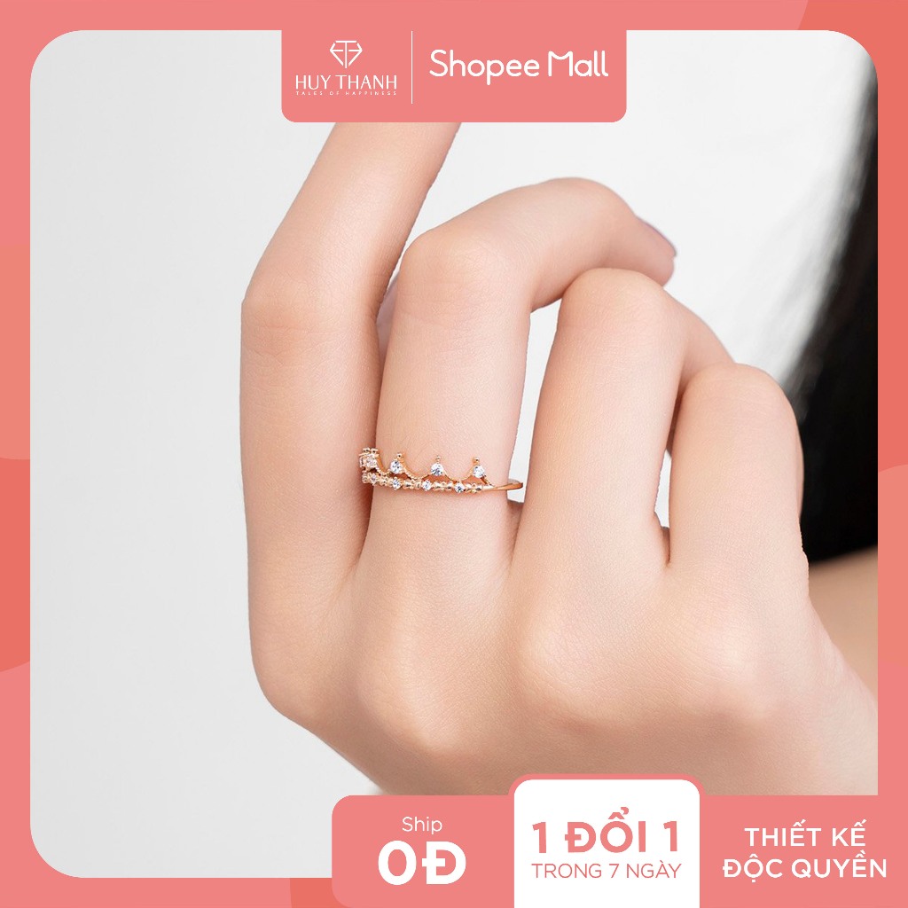 SOOBIN'S QUEEN - Nhẫn Nữ Vàng Tây 10k NLF513 Huy Thanh Jewelry