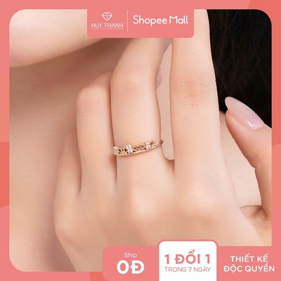 SOOBIN'S QUEEN - Nhẫn Nữ Vàng Tây 10k NLF515 Huy Thanh Jewelry