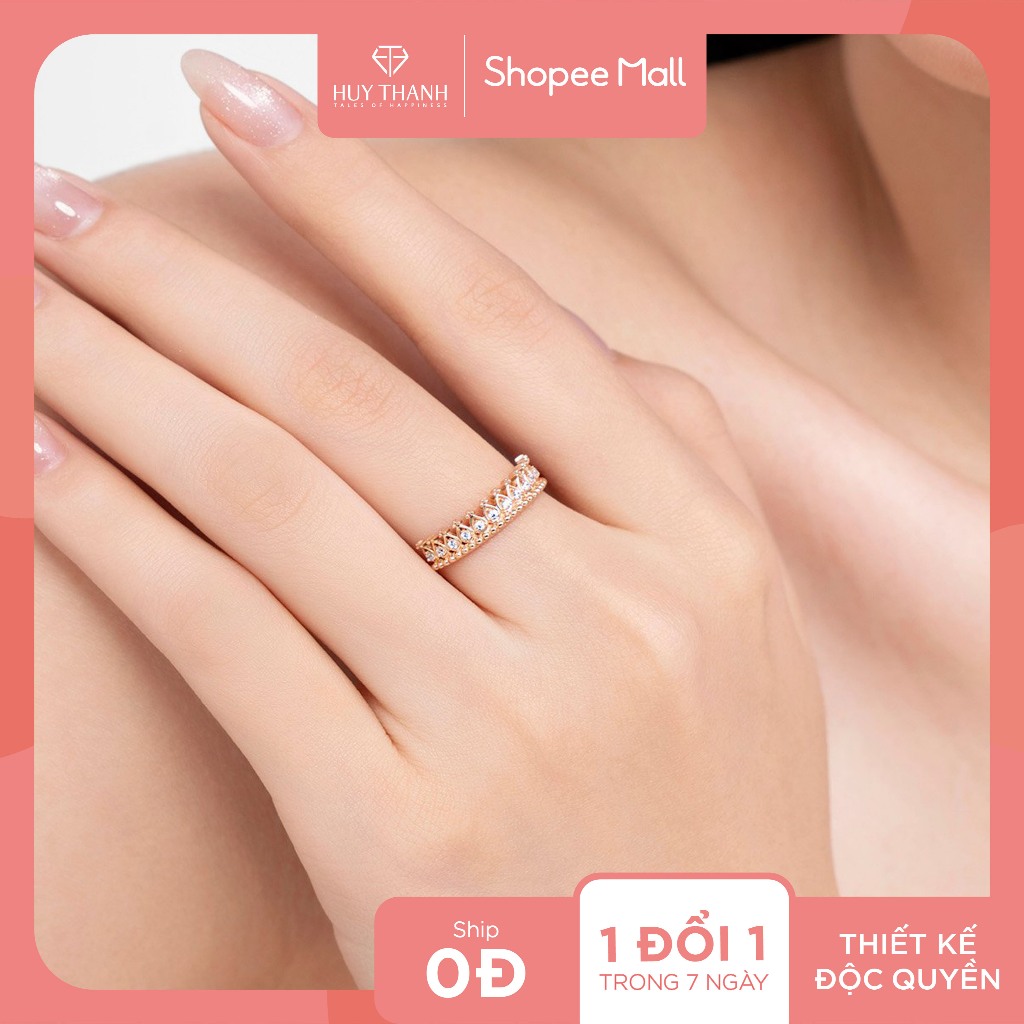 SOOBIN'S QUEEN - Nhẫn Nữ Vàng Tây 10k NLF517 Huy Thanh Jewelry