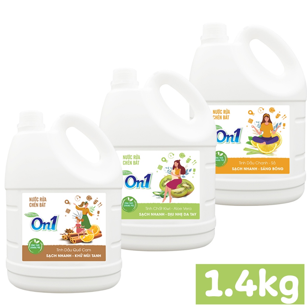 Nước rửa chén cao Cấp On1 1.4kg