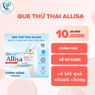 Que Thử Thai Allisa HCG Traphaco Chính Xác Mọi Thời Điểm Trong Ngày Chỉ Sau 7 Ngày Quan Hê