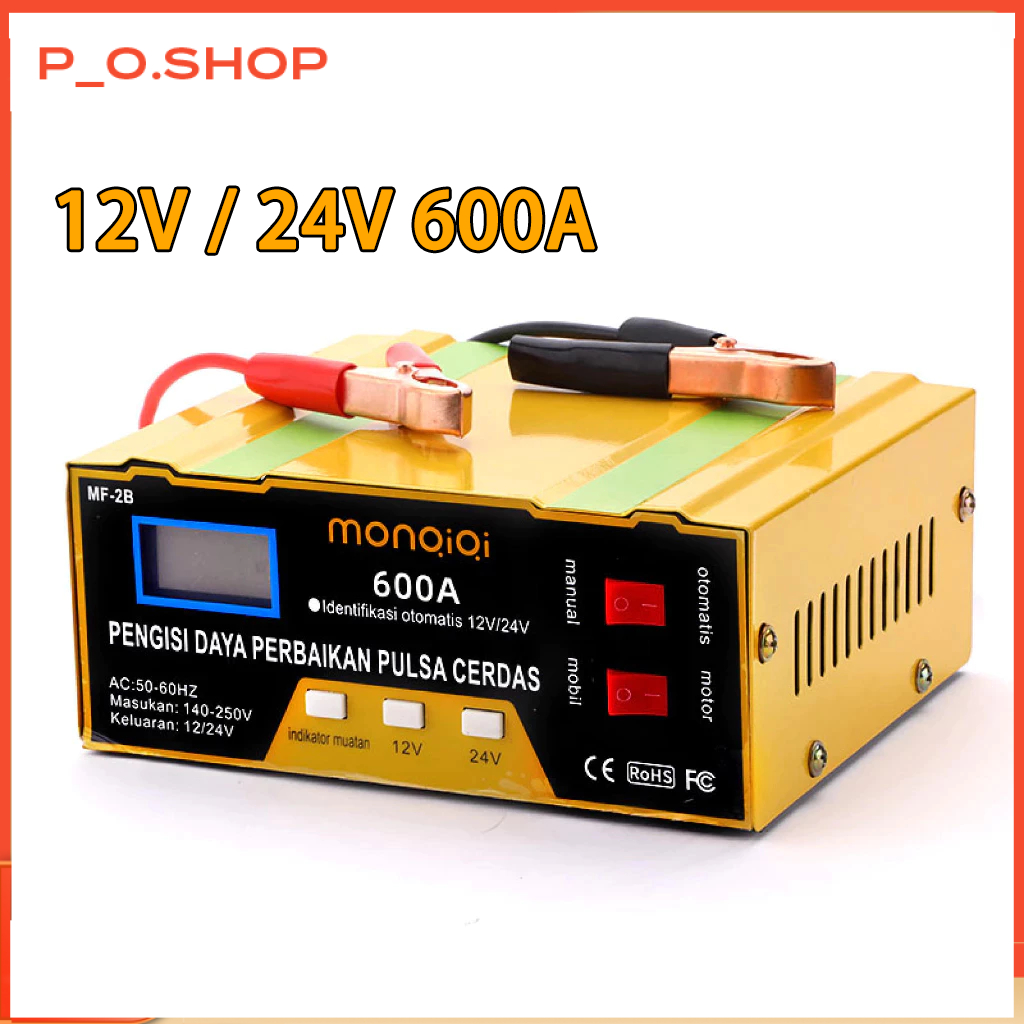 Sạc bình ắc quy ô tô xe máy