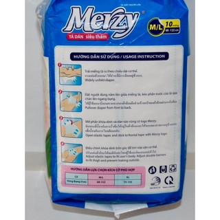Tã giấy người lớn Merzy M/l - 10m