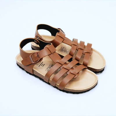 Sandal Đế Trấu BIOLINE Official Quai Da Pu Chiến Binh Lót Chống Nước - PUK12