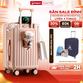 Vali Kéo Du Lịch Cao Cấp Kingsun Size 20/24/28 KS-219/302 Chất Liệu Nhựa ABS+PC Bảo hành 5 năm
