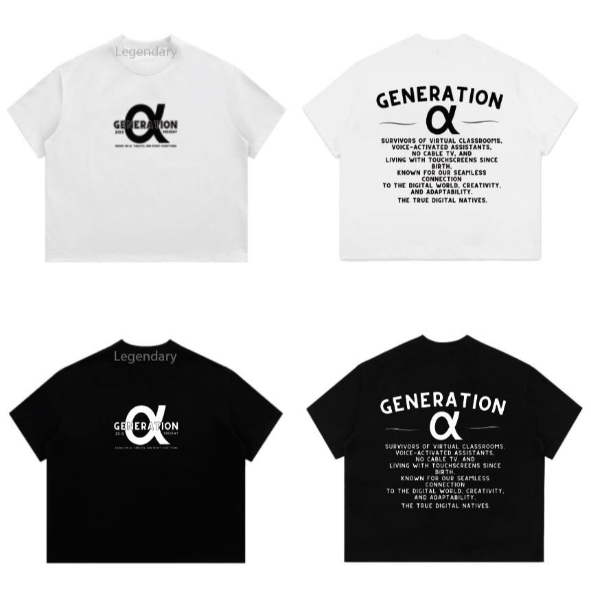 ÁO THUN GENERATION – CÂU CHUYỆN CỦA MỖI THẾ HỆ - Bạn thuộc (Gen X, Y, Z, Alpha)