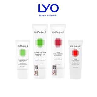 Kem Chống Nắng Cell Fusion C Laser UV/Advanced Clear/Derma Relief/ Tone Up Suncreen 100 SPF50+ PA++++ Hàn Quốc 10ml&50ml