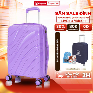Vali Du Lịch Nhựa PP02 Cao Cấp, Vali Kéo Chống Va Đập Size 28, Bảo Hành 5 Năm