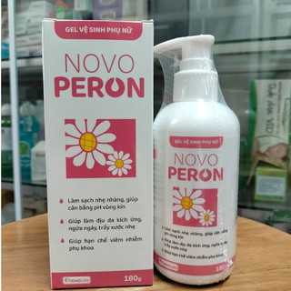 Dung Dịch Vệ Sinh Novo Peron 180g – Giúp Giữ Ẩm Cân Bằng Ph NovoPeron chiết xuất Cúc La Mã kết hợp Octenidine