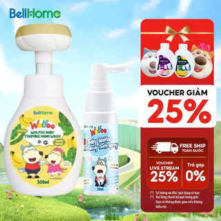 Combo Bé Yêu Sạch Khuẩn-Bọt rửa tay thuần gốc thực vật+ Xịt chống sâu răng an toàn cho bé