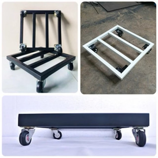 giá kệ có bánh xe, Kệ sắt, Giá kệ - Đế lót chậu cây có bánh xe 30x30cm và 40cm x 40cm