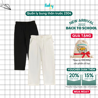  Quần âu bé trai ILABY quần vải dáng đứng phong cách cho bé trai 11-40kg  2304  