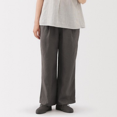 MUJI Quần Dài Easy Vải Linen