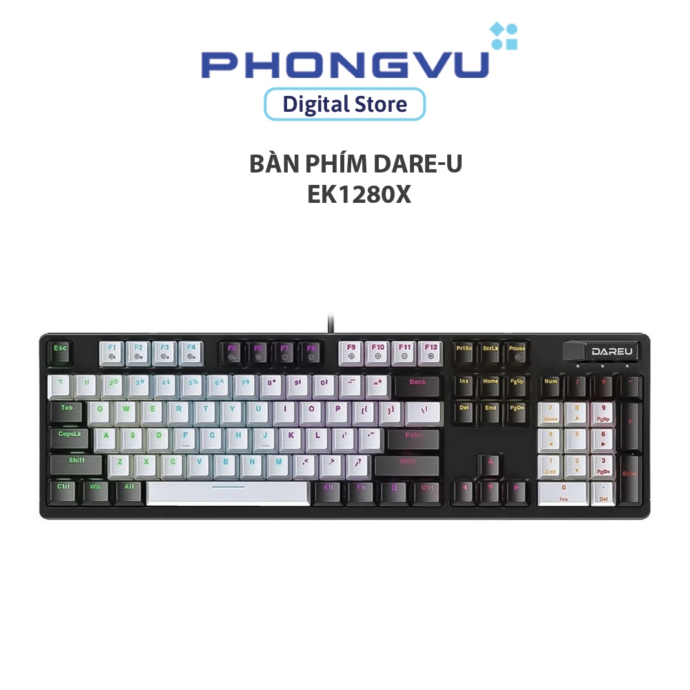 Bàn phím máy tính DARE-U EK1280X - Bảo hành 24 tháng