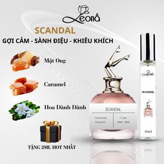  Nước hoa nữ SCANDAL | SO SCANDAL - Leona Parfum chiết 10ml - 20ml quyến rũ kiêu kì 