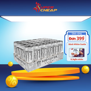 [Hoả tốc HCM] Lốc 24 Lon Nước Tăng Lực Giải Khát Tăng Lực Monster Energy Ultra Zero 355ml/Lon_SP