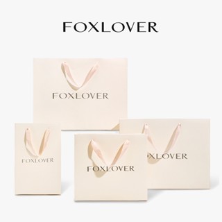 FOXLOVER Túi quà tặng màu hồng đơn giản cao cấp