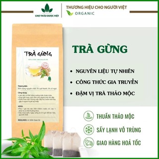  Trà gừng túi lọc  đậm vị thơm ngon dễ uống làm ấm cơ thể hỗ trợ tiêu hóa  - Chợ Thảo Dược Việt 