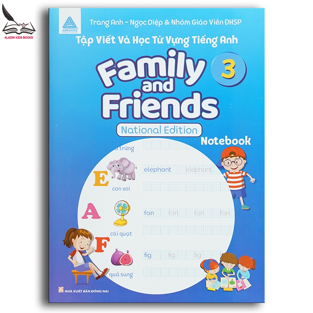 Sách -Tập Viết Và Học Từ Vựng Tiếng Anh Family And Friends 3 – Notebook National Edition
