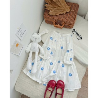 ZUN Kids - Váy babydoll cổ sen
