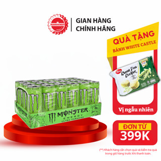 Lốc 24 Lon Nước Giải Khát Tăng Lực Monster Energy Ultra Paradise 355ml/Lon Sale 15.10 Coca-Cola_SP