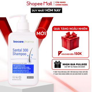 Dầu gội dược liệu BIO CARE PHARMA giảm gàu, nấm ngứa da đầu Santal 300