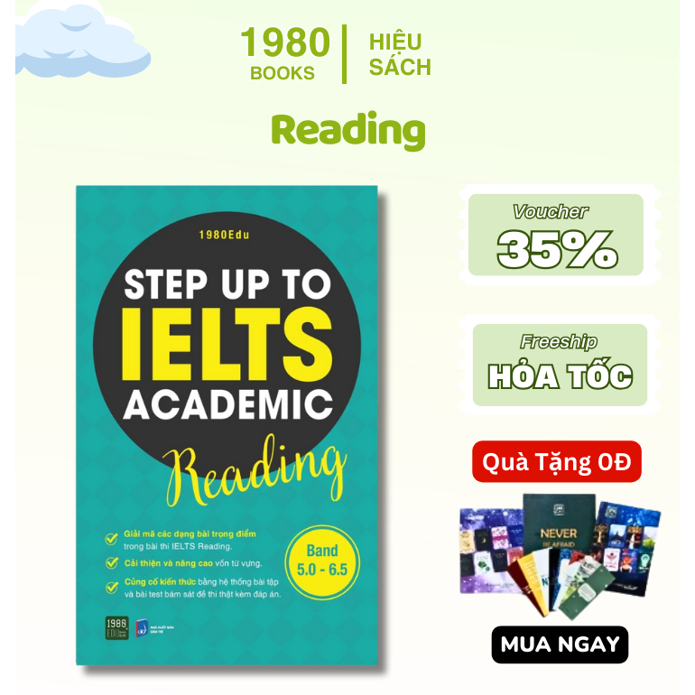 Sách - Step Up To Ielts Academic Reading - Hiệu sách 1980books