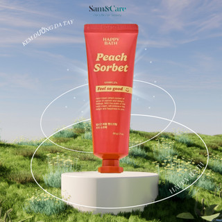 Kem Dưỡng Da Tay  Hương  Nước Hoa Happy Bath Feel So Good  -  Hương Peach Sorbet [50g]