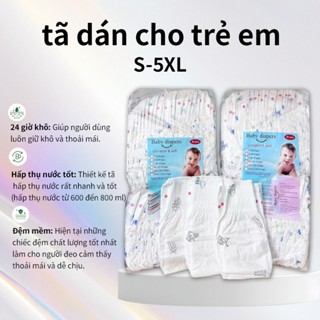 50/100 Miếng Bỉm Quần & Bỉm Dán Đa Size (S/M/L/XL/2XL/3XL/4XL/5XL) - Giao Mẫu Ngẫu Nhiên