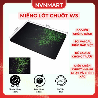 Miếng lót chuột lớn W3 - (210 x 250 x 1.7 MM) Dành Cho Game Thủ