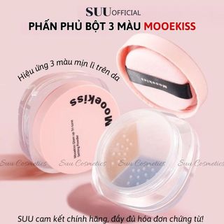   MOOEKISS  Phấn Phủ Bột 3 Màu MOOEKISS 7,5G Chống Nước Chống Mồ Hôi Giữ Lâu Bột Mịn Lì 