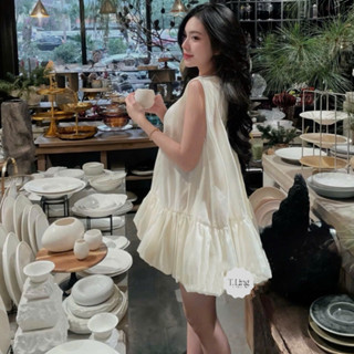 váy thiết kế cao cấp,váy nữ sang chảnh,MẪU MỚI NHẤT đầm Baby Doll Nơ Lưng cao cấp hot trend Ve100