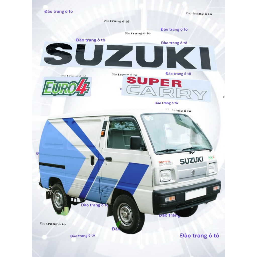 Tem suzuki super euro 4 tem đầu xe 5 tạ suzuki van dercal xe ô tô tải nhẹ